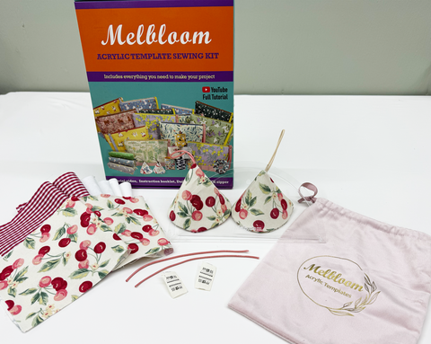 Pot Holders Sewing Kit - Cherry (Set of 2)