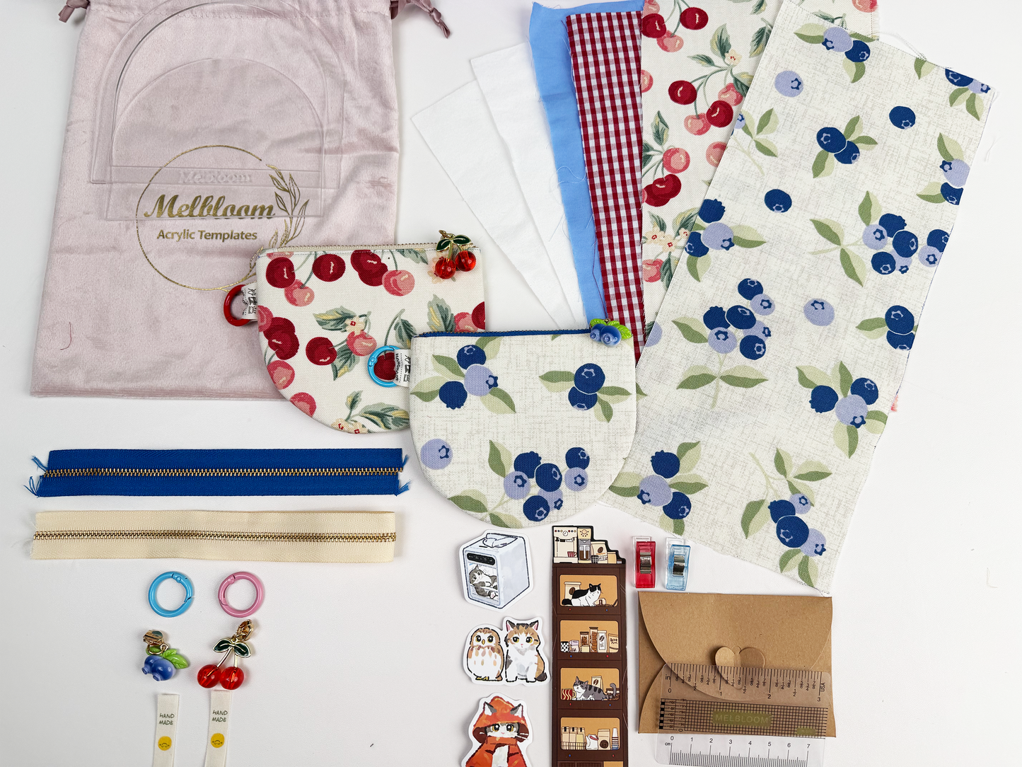 DIY Sewing Kit, Half-Moon Pouch
