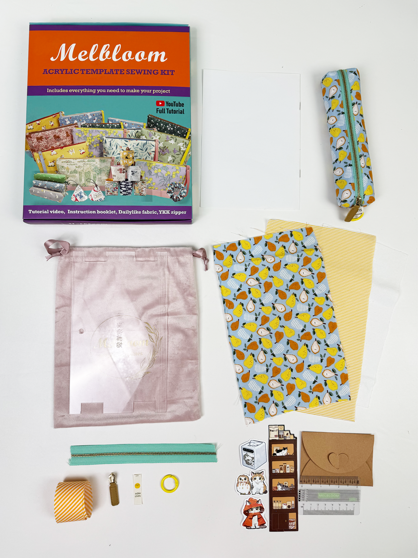 DIY Sewing Kit, Pencil Pouch