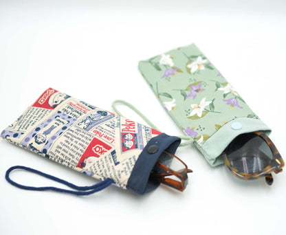 Happy Girls Fabric Glasses Case