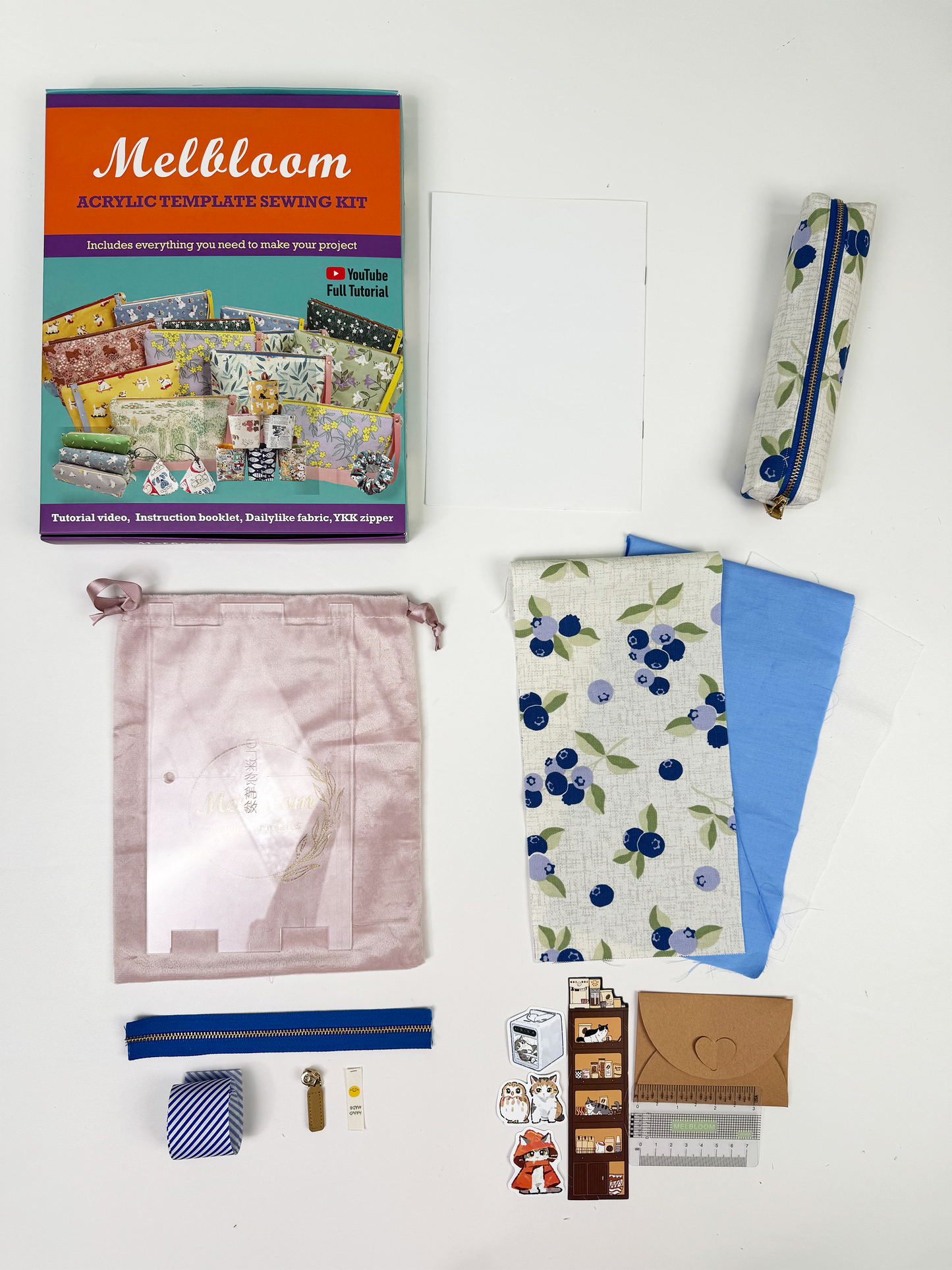 DIY Sewing Kit, Pencil Pouch