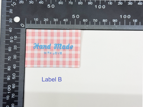 Check Handmade Woven Labels
