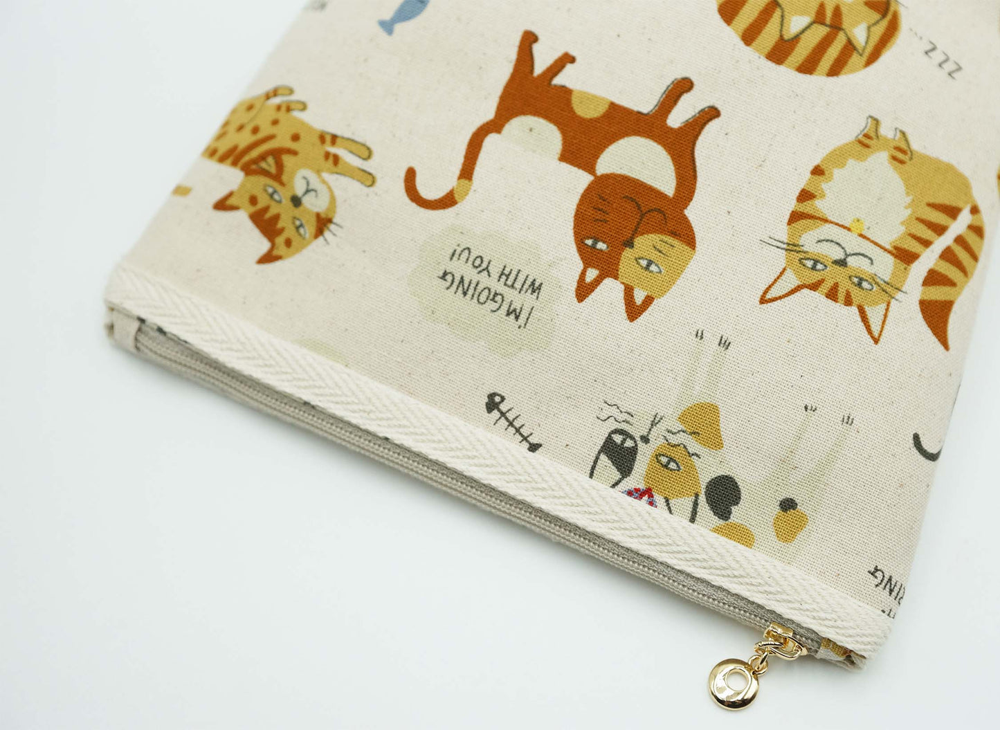 Cats Basic Zipper Pouch, Charger Bag