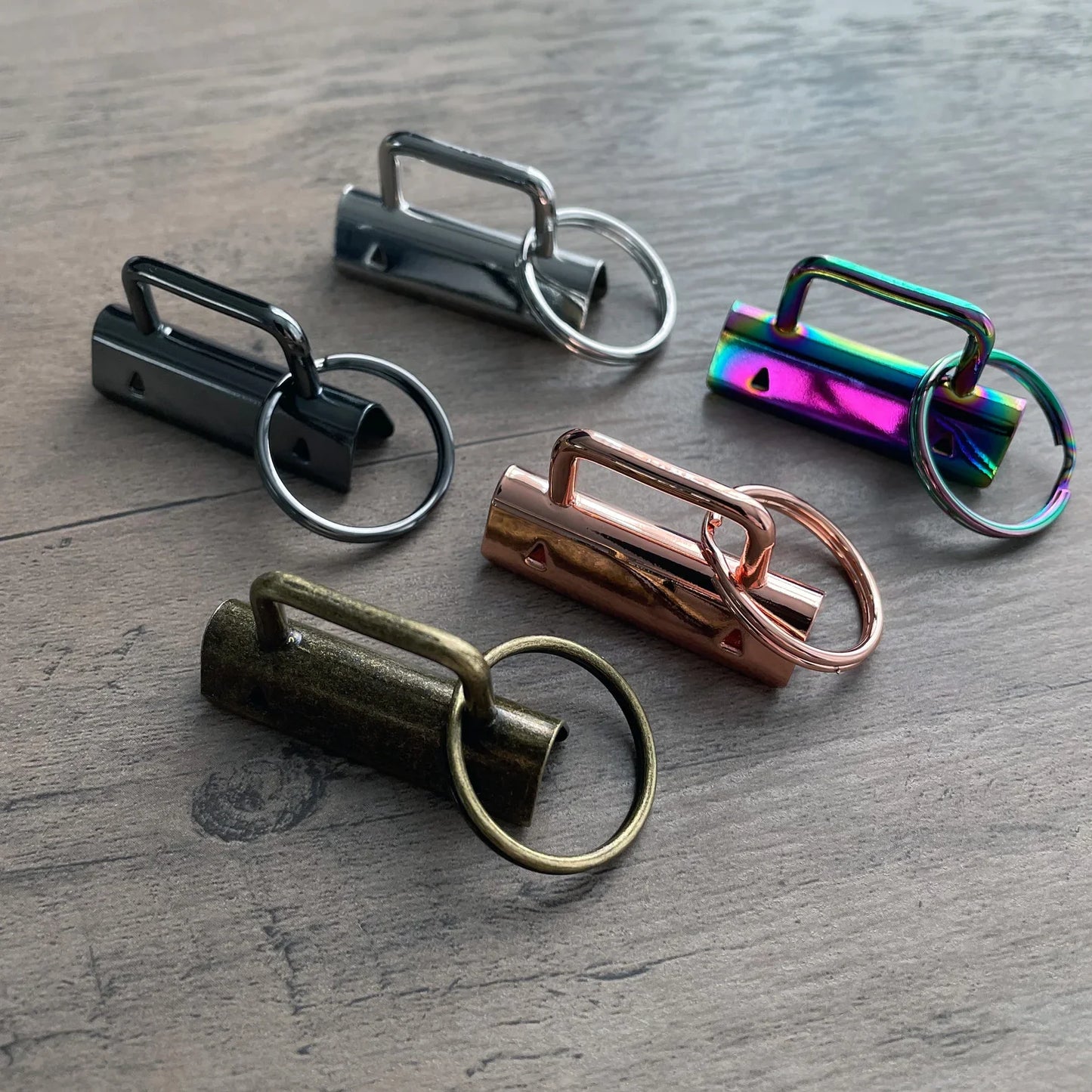 Key Fob Hardware with Key Rings l 5 PCS