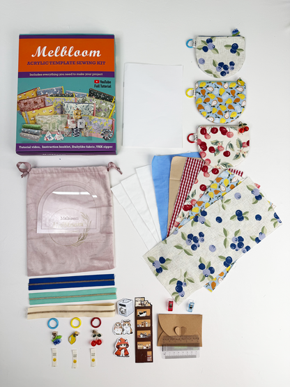 DIY Sewing Kit, Half-Moon Pouch