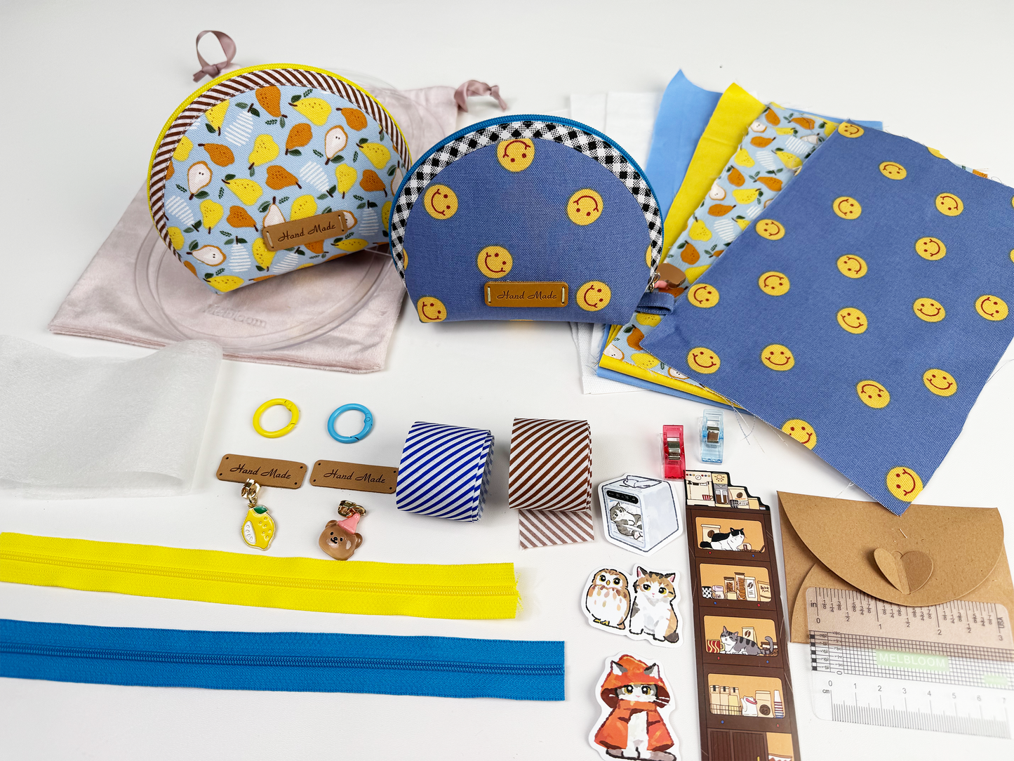 DIY Sewing Kit, Shell Pouch