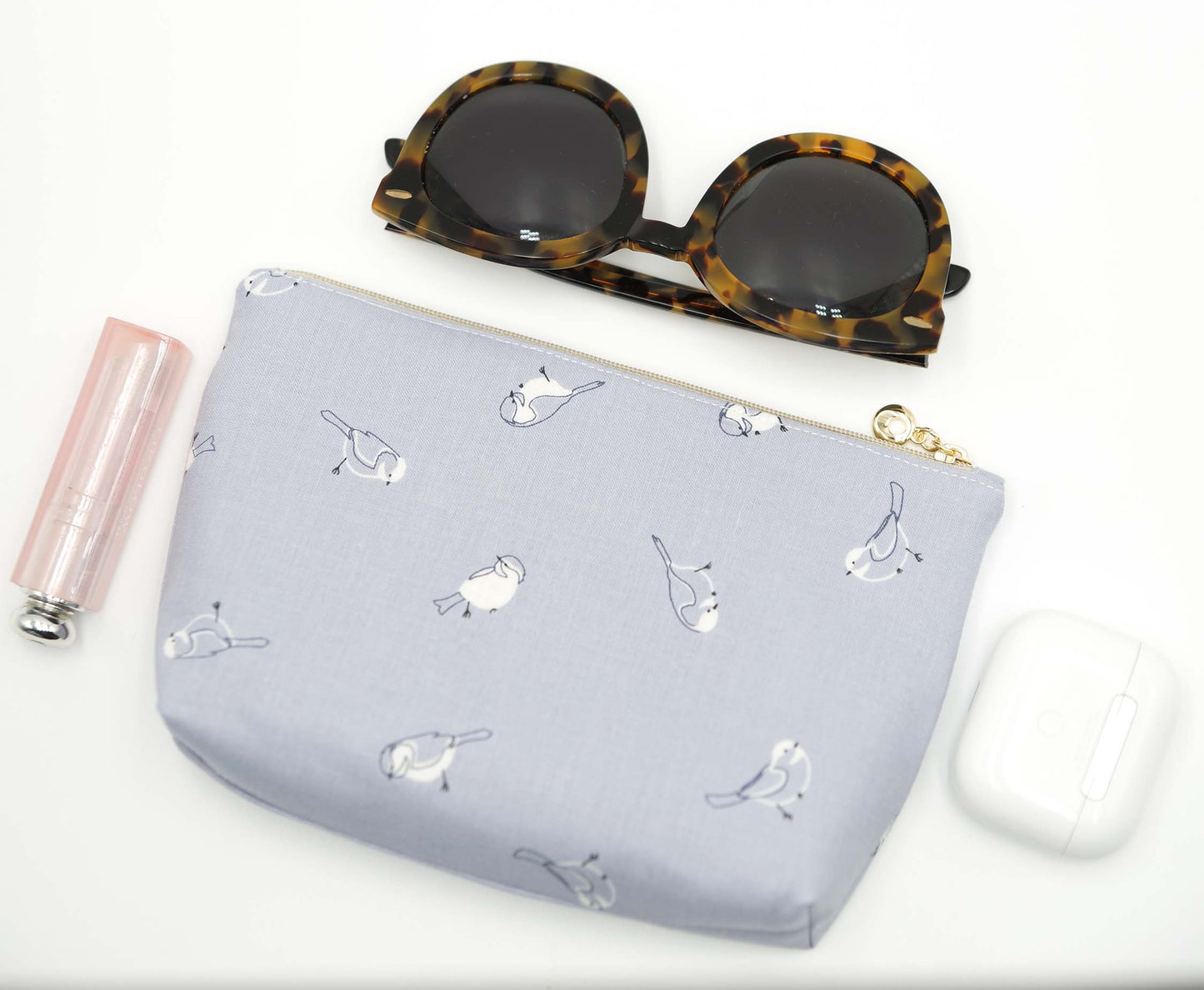 Hello Bird Zipper Pouch