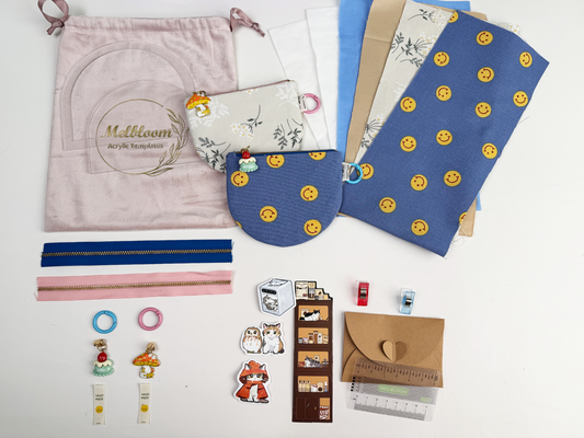 DIY Sewing Kit, Half-Moon Pouch