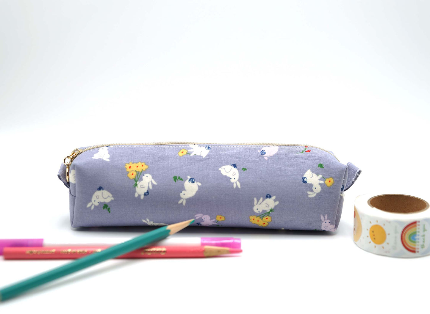 Happy Rabbit Pencil Pouch, Pen Case