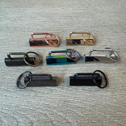 Key Fob Hardware with Key Rings l 5 PCS