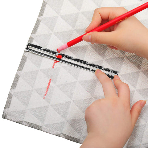 Sewing Gauge Metal Sliding Gauge