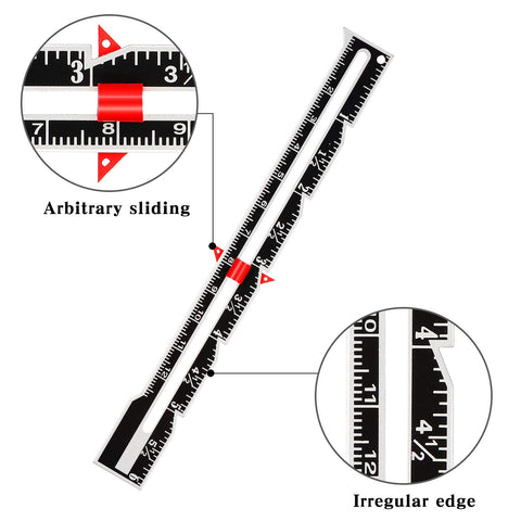 Sewing Gauge Metal Sliding Gauge