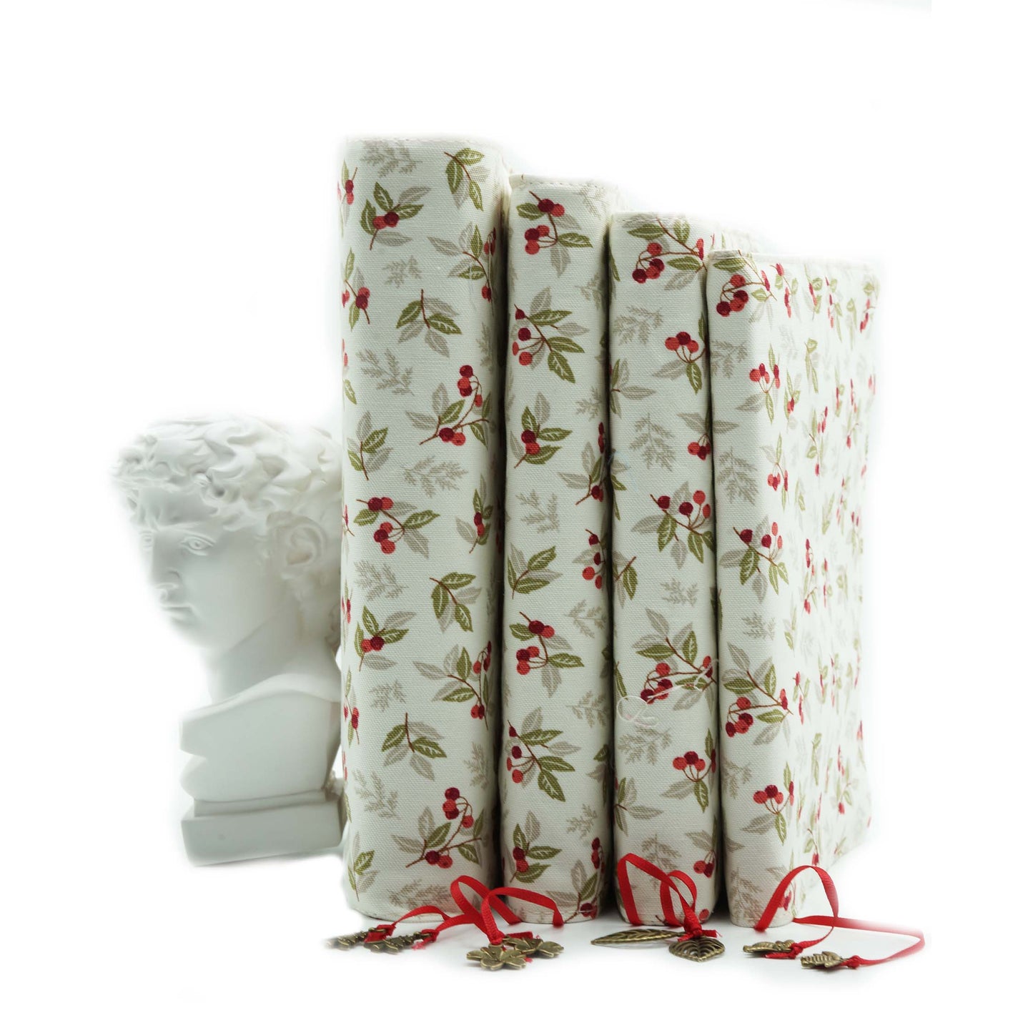 Cornus Book cover,  Fabric Dust Jacket