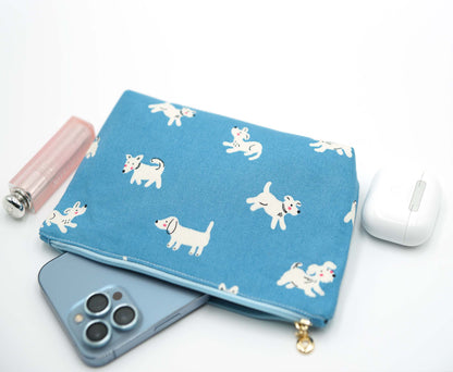 Shy Dog Zipper Pouch