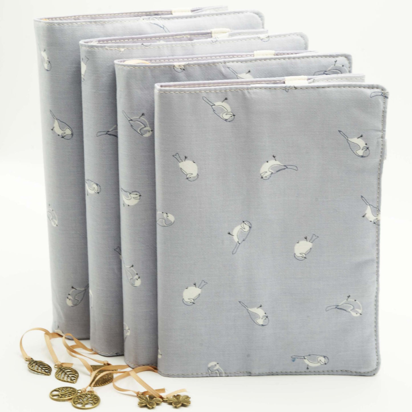 Hello Bird Book Cover, Fabric Dust Jacket