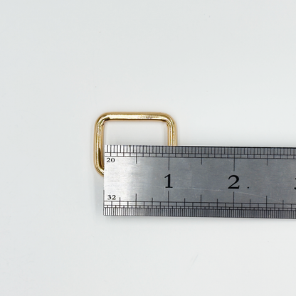1'' Gold Rectangle Ring l 4 PCS