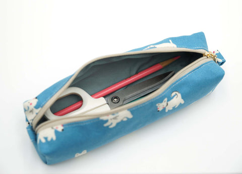 Shy Dog Pencil Pouch, Pen Case