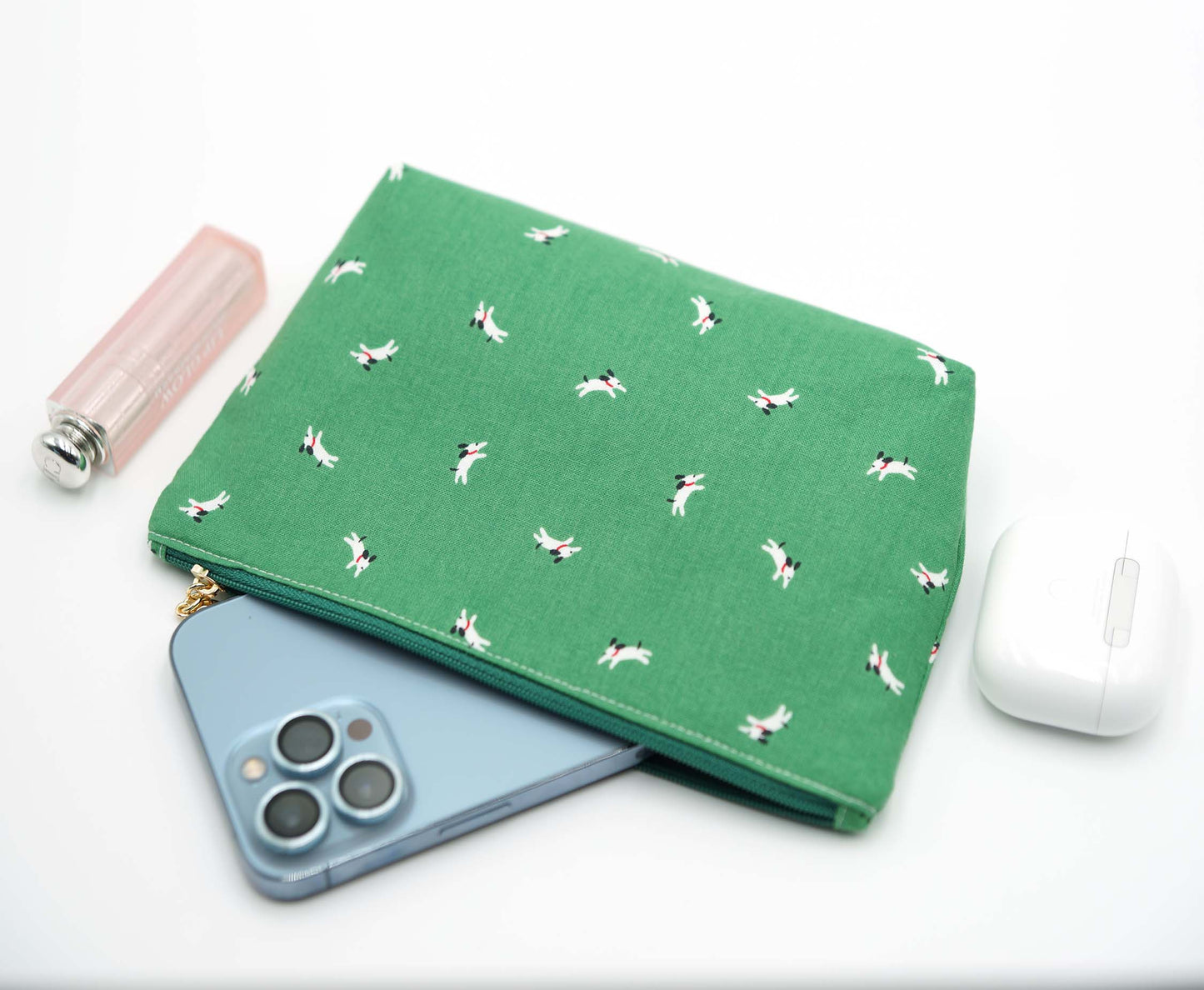 Happy Dog Zipper Pouch