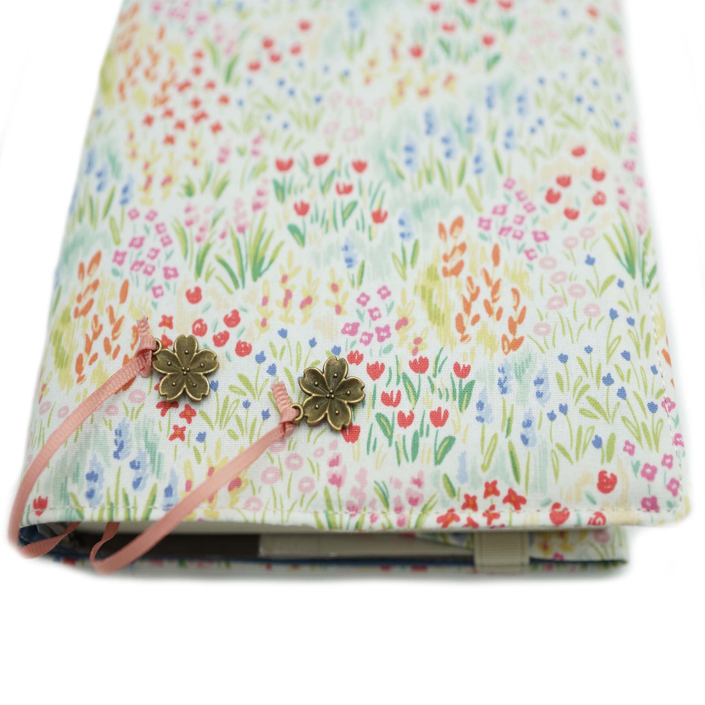 Blurry Garden Book Cover, Fabric Dust Jacket