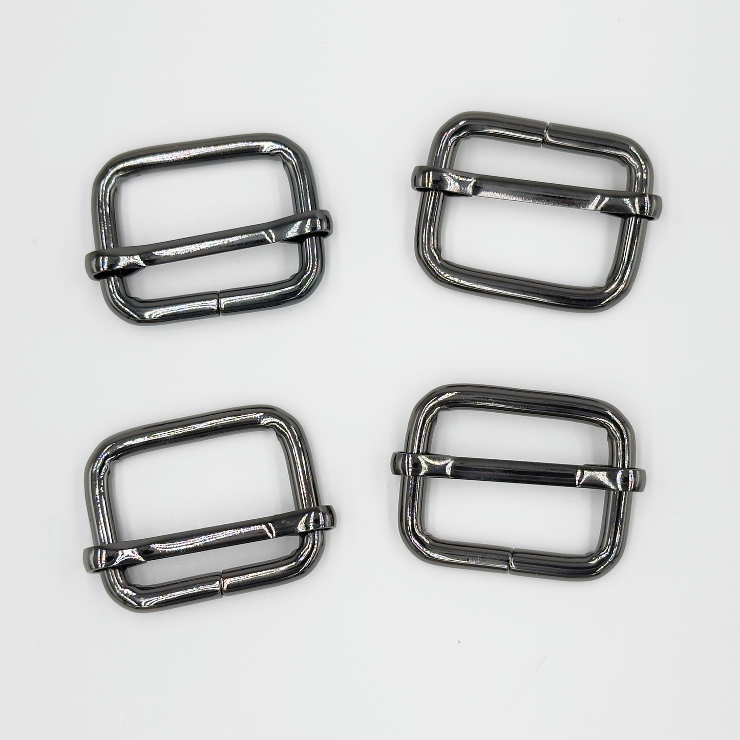 1" Metal Strap Adjuster, Slide Bar l 4 PCS