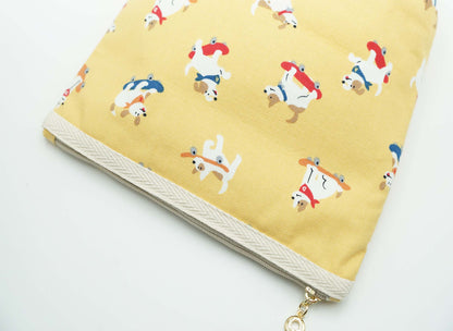 Happy Dog Basic Zipper Pouch, Charger Bag