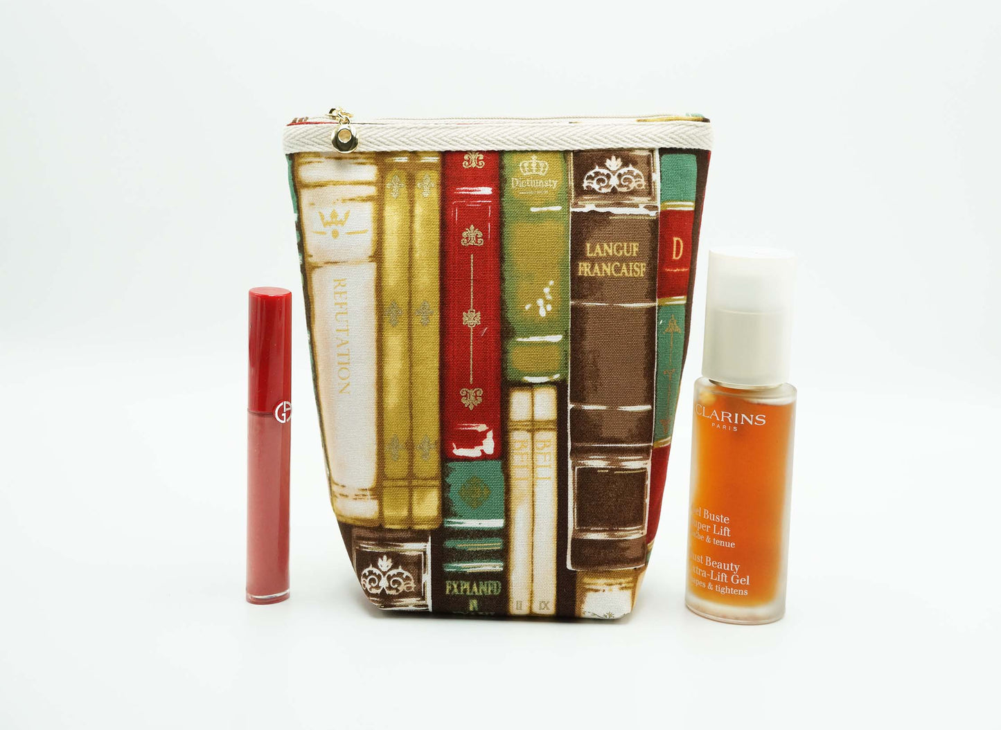 Library Books Basic Zipper Pouch, Charger Bag