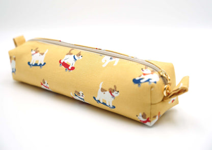 Skating Puppy Pencil Pouch, Pen Case