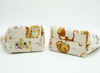 Cats Basic Zipper Pouch, Charger Bag