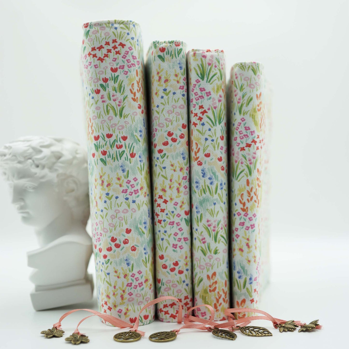 Blurry Garden Book Cover, Fabric Dust Jacket