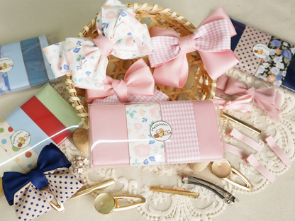 Pink Hair Bow Making Kit