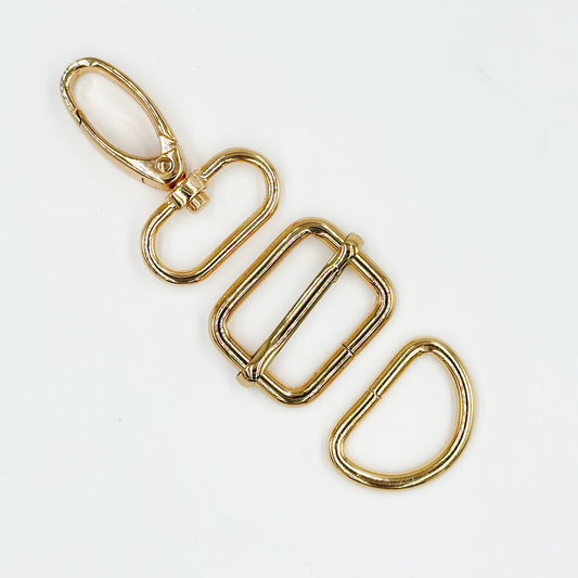 1'' Wide Adjustable Strap Hardware Kit, 3 Pieces