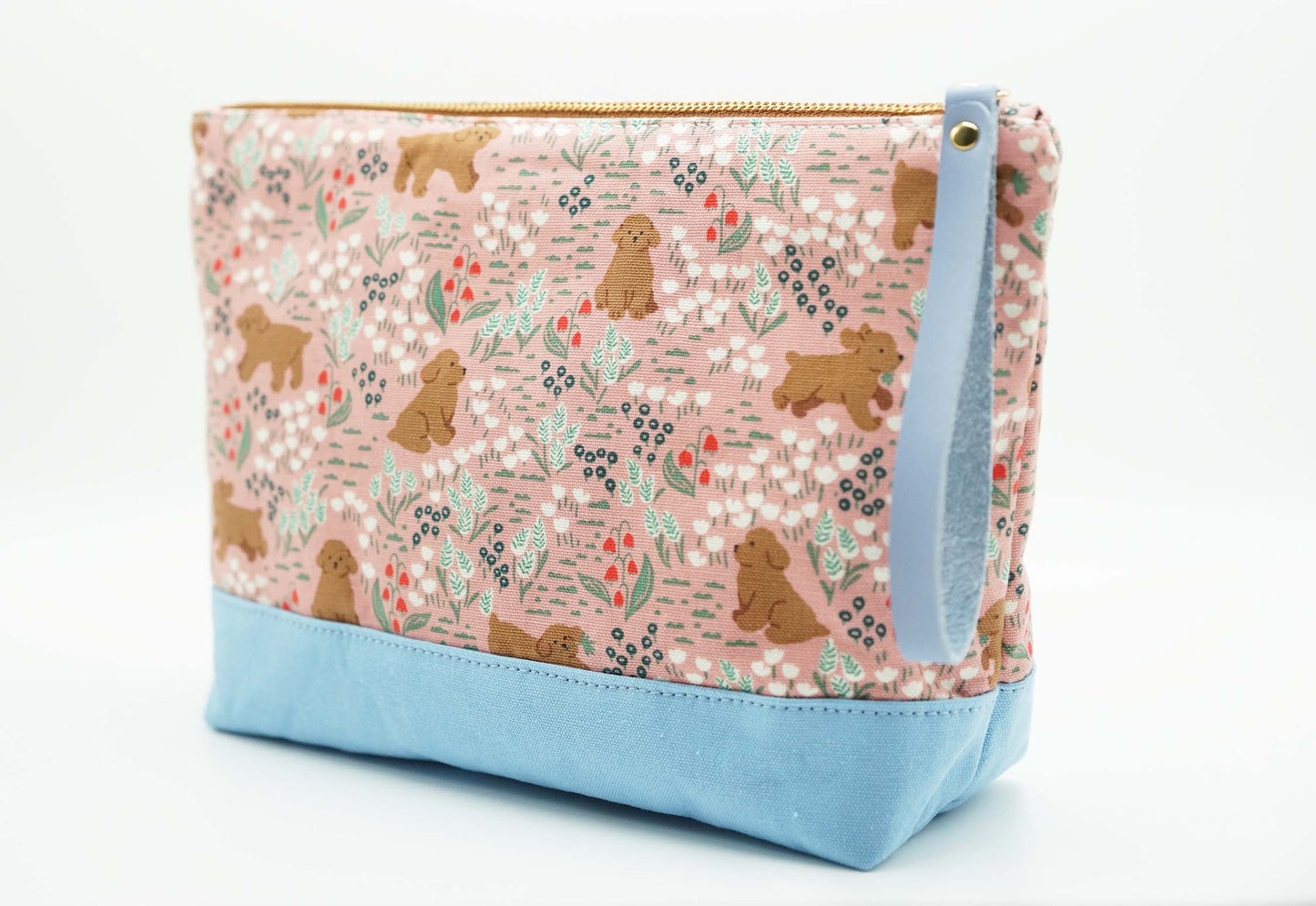 Happy Puppy Zipper Bag, Make-Up Bag