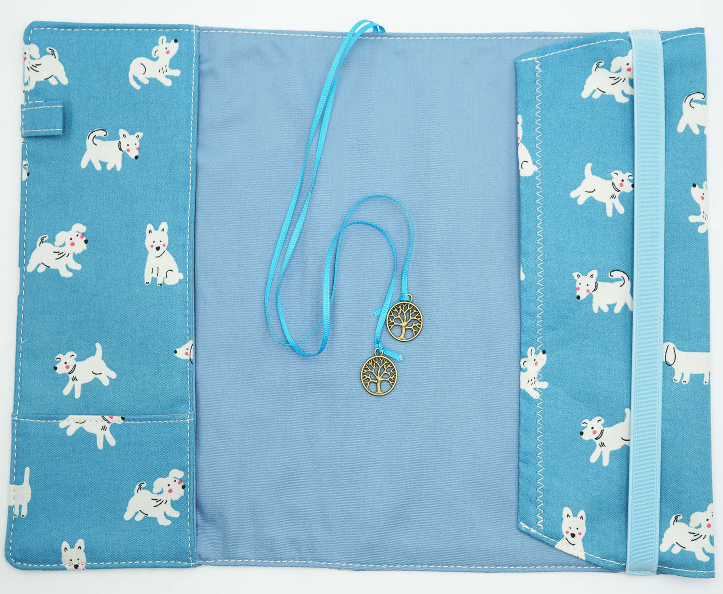 Shy Dog Book Cover, Fabric Dust Jacket