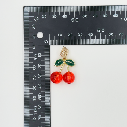 Cherry Zipper Pulls 4PCS