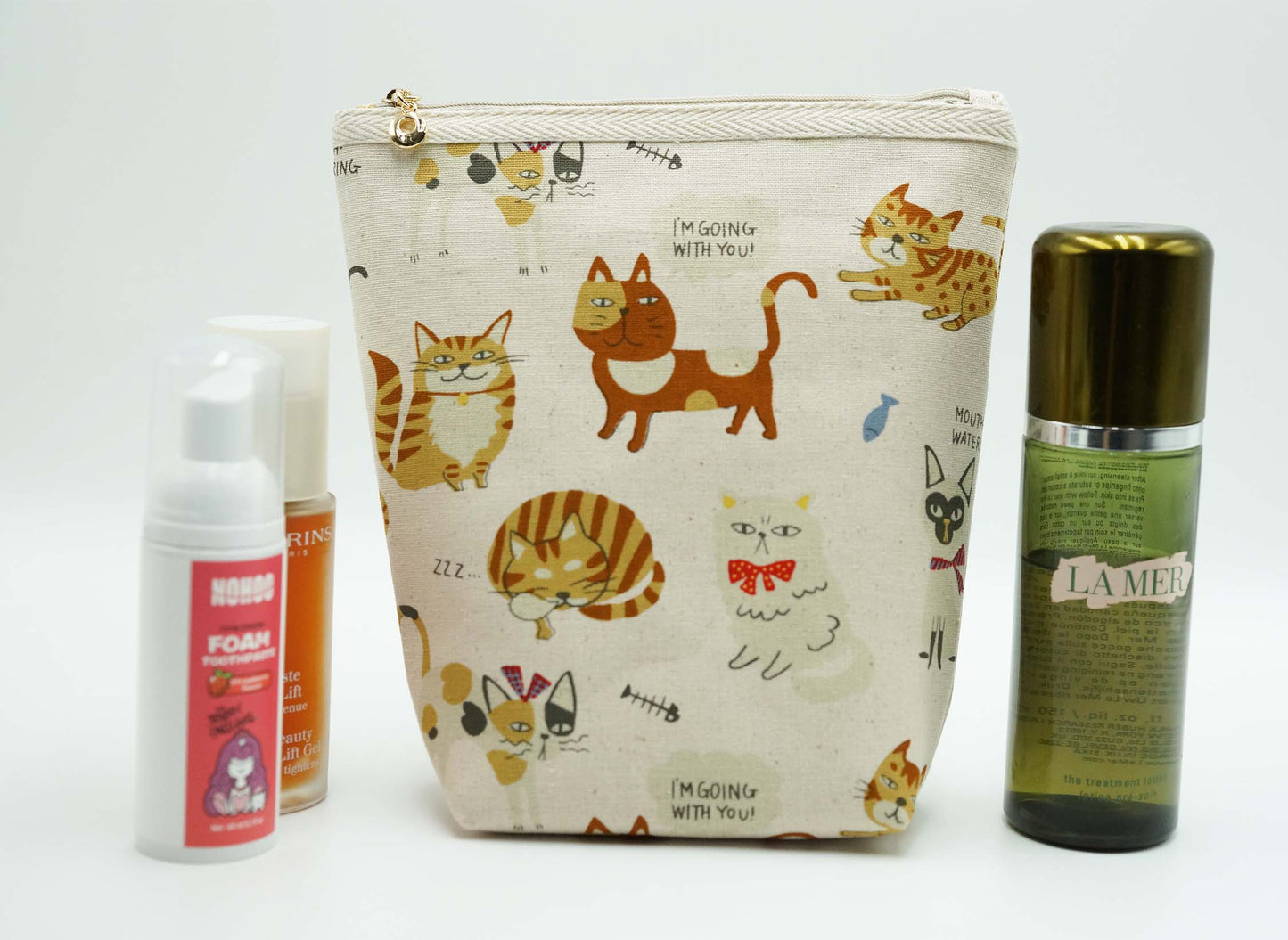 Cats Basic Zipper Pouch, Charger Bag