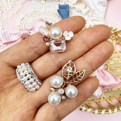 Pearl Rhinestone Embellishments
