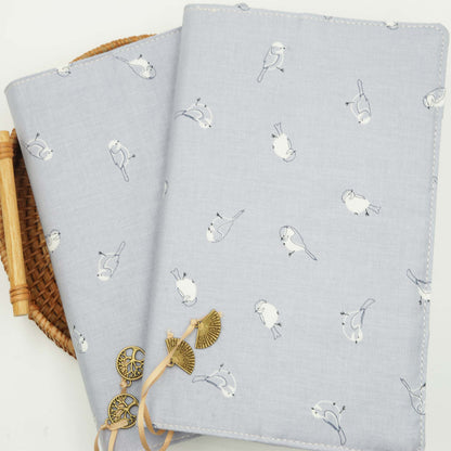 Hello Bird Book Cover, Fabric Dust Jacket