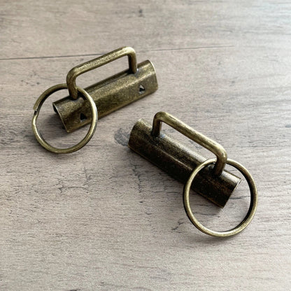 Key Fob Hardware with Key Rings l 5 PCS