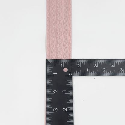 1.5'' Yarn Ribbon Yellow and Pink