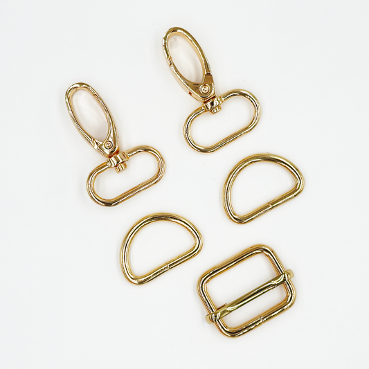 1'' Wide Adjustable Strap Hardware Kit, 5 Pieces