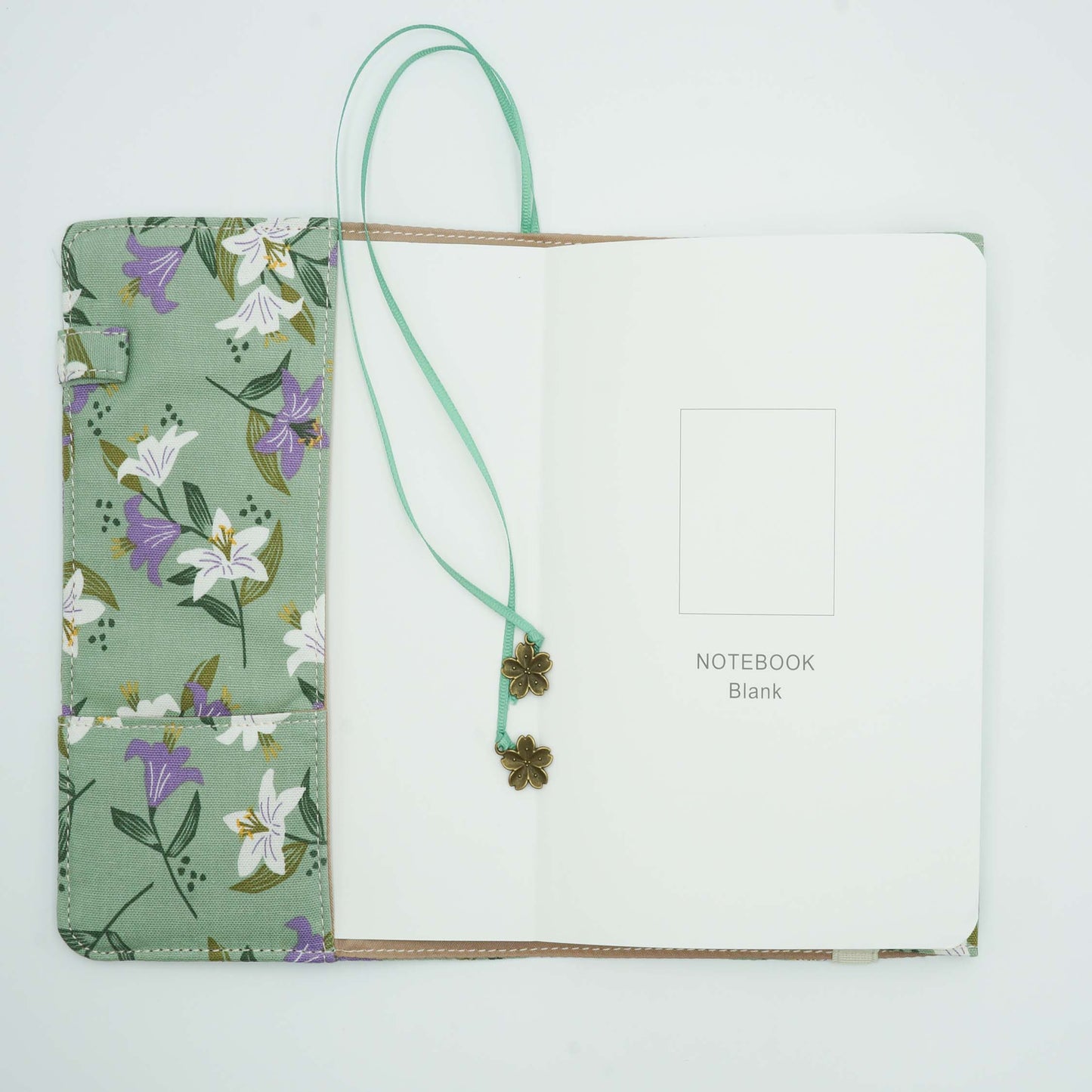 Madonna Lily Book Cover, Fabric Dust Jacket