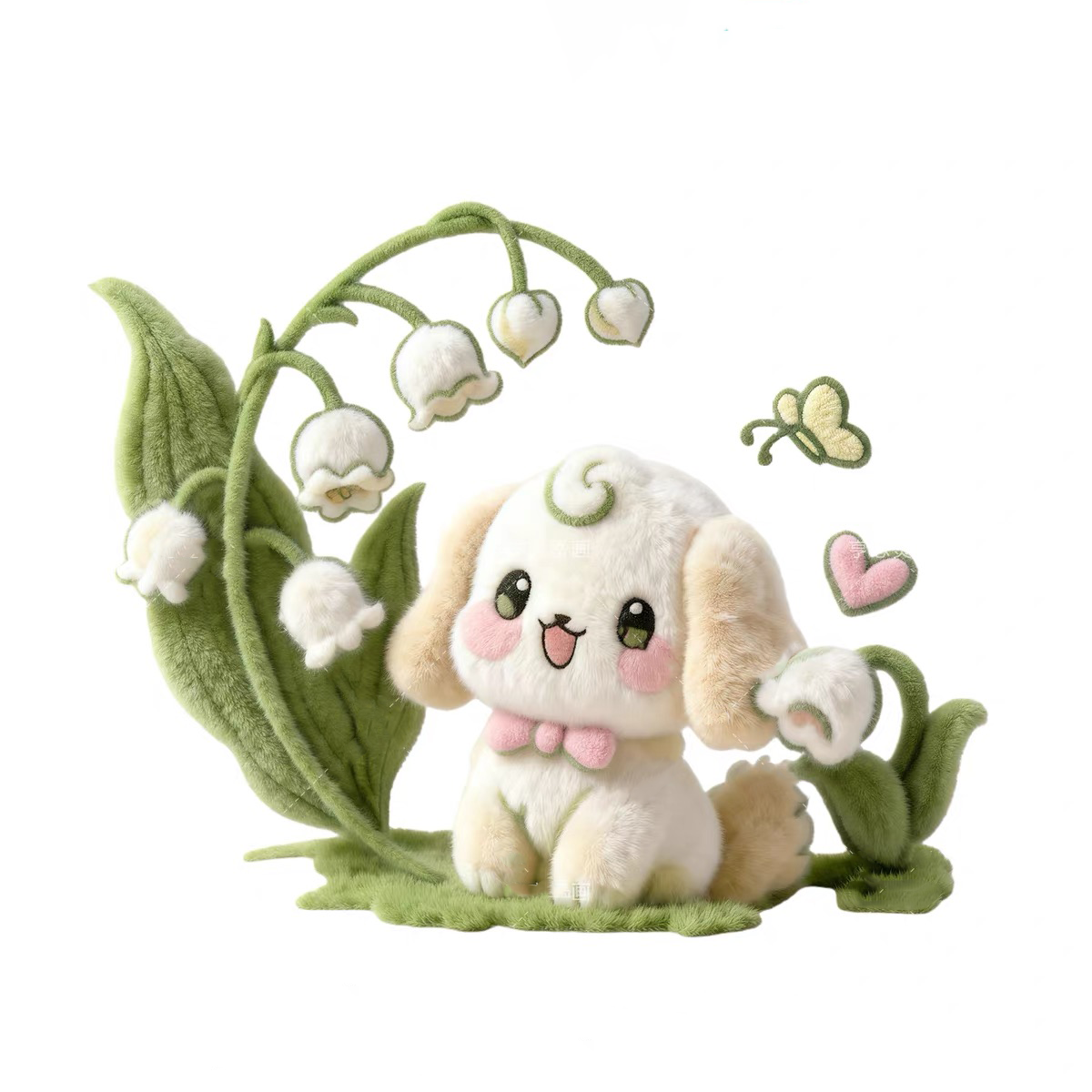 Happy Puppy Iron On DTF Transfer