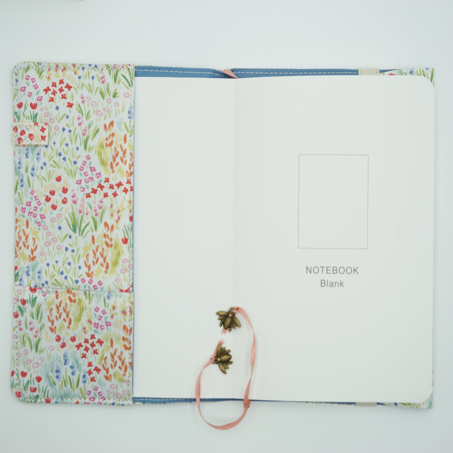 Blurry Garden Book Cover, Fabric Dust Jacket