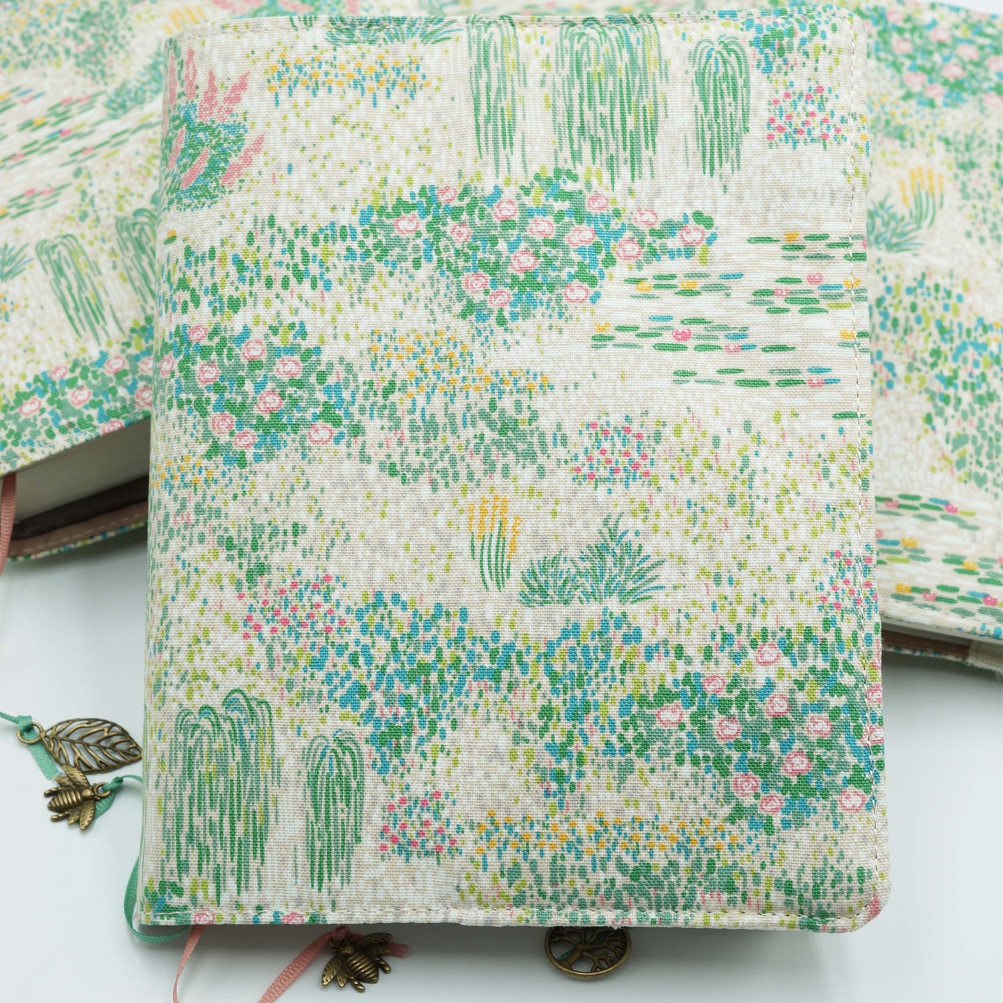 Giverny Book Cover, Fabric Dust Jacket