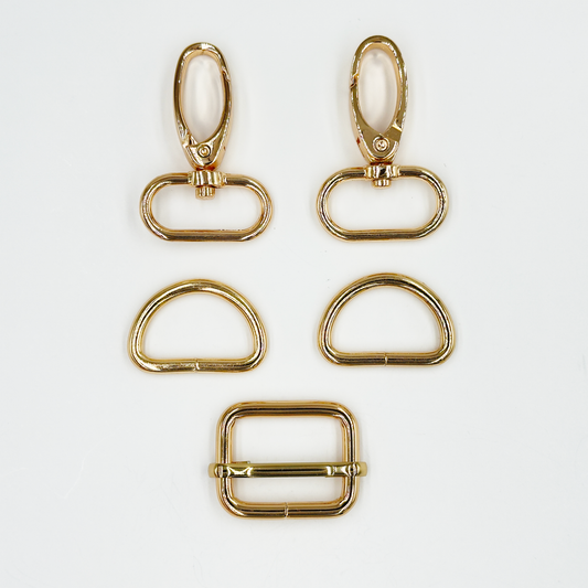 1'' Wide Adjustable Strap Hardware Kit, 5 Pieces