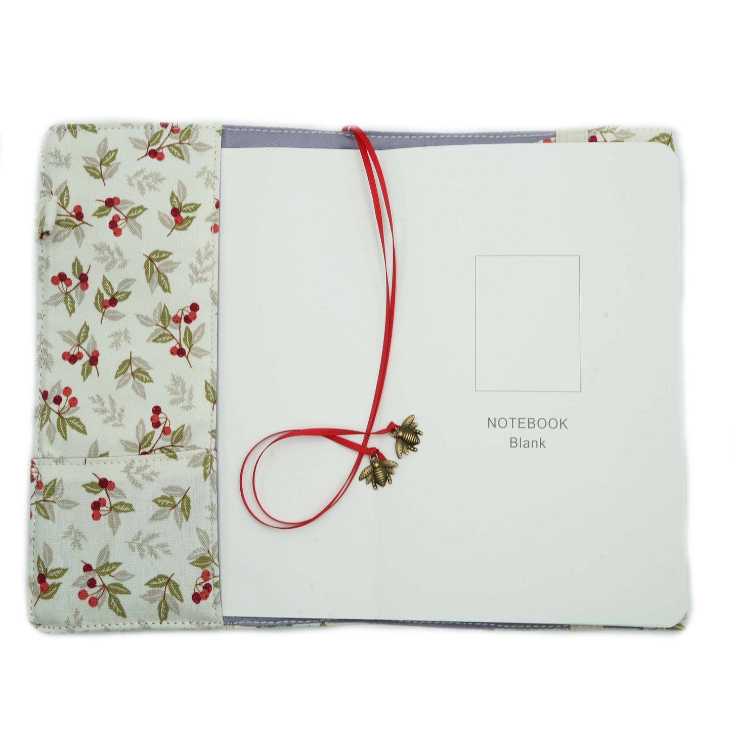 Cornus Book cover,  Fabric Dust Jacket