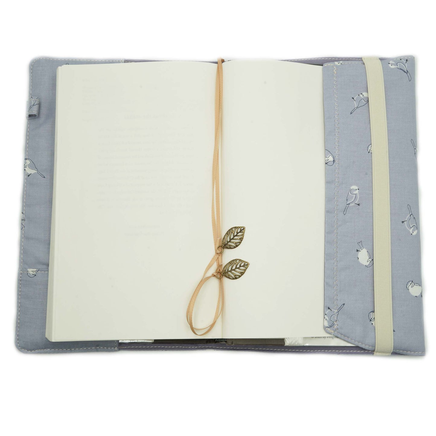 Hello Bird Book Cover, Fabric Dust Jacket