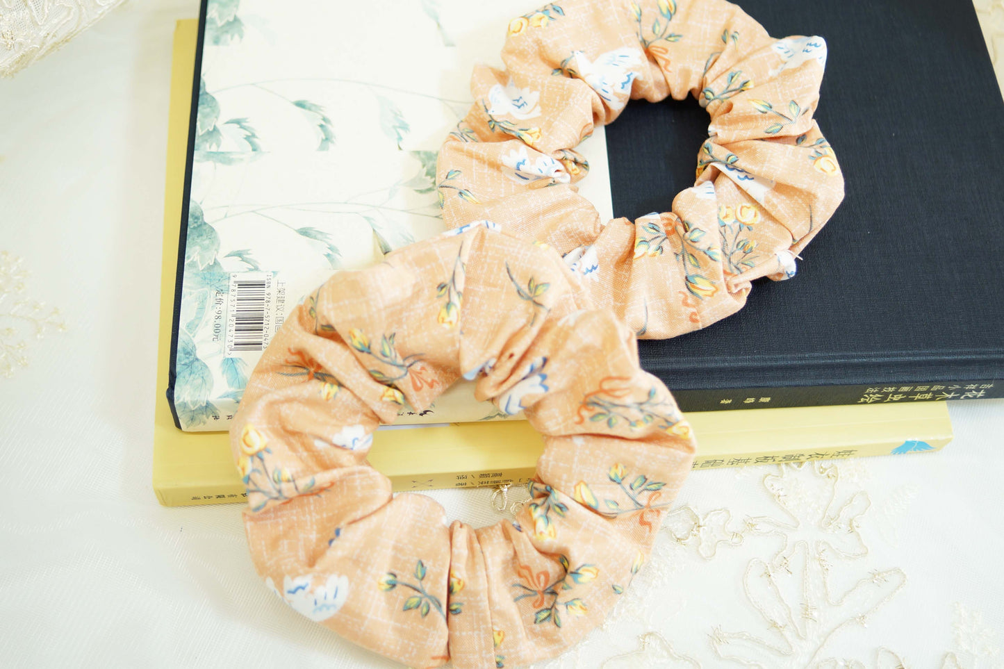 Peace Dove Scrunchie