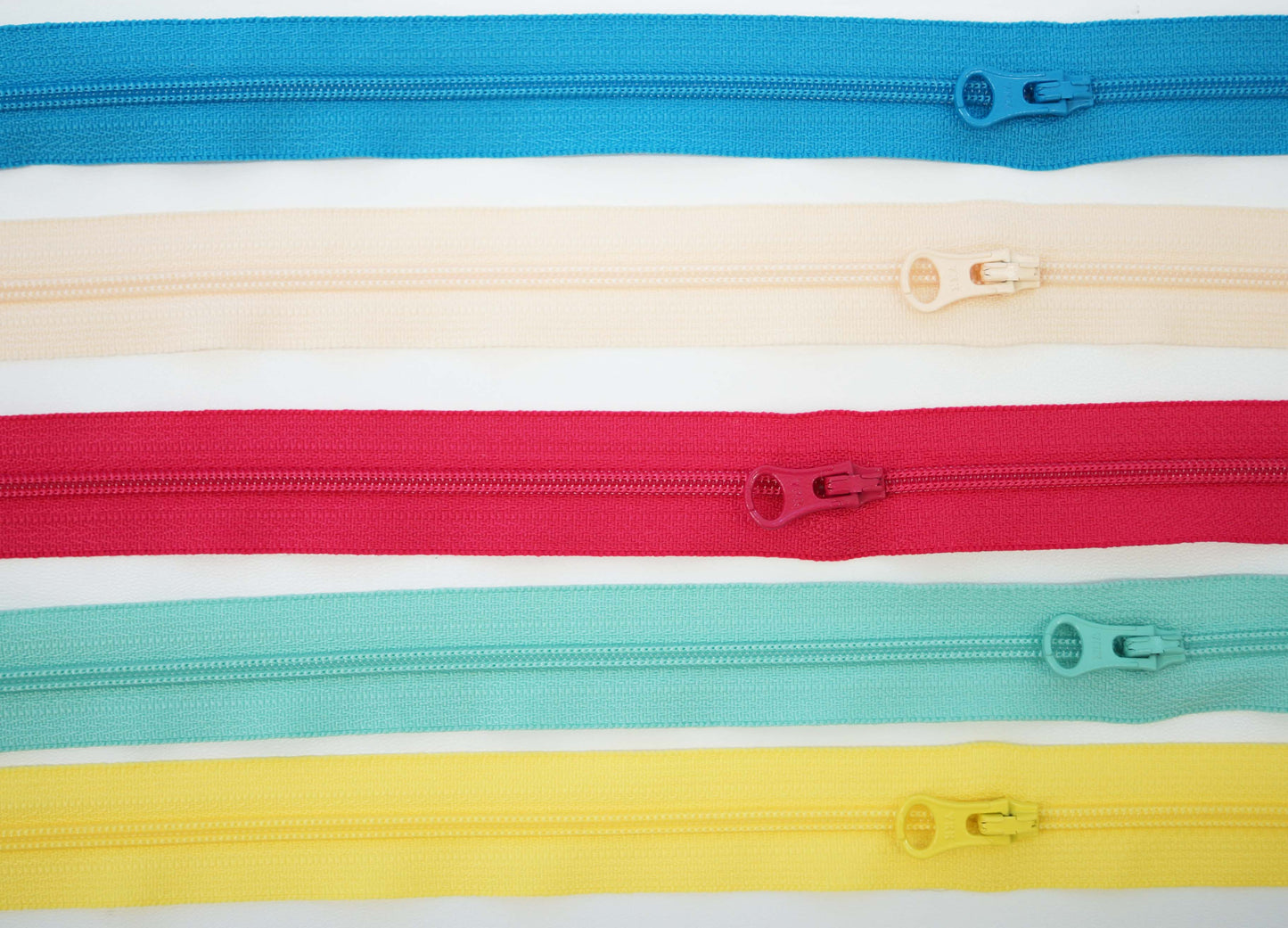 YKK color zipper pulls