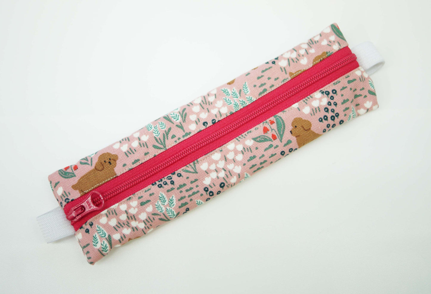 Pudding Pencil Case with Elastic Strap for Journal or Planner